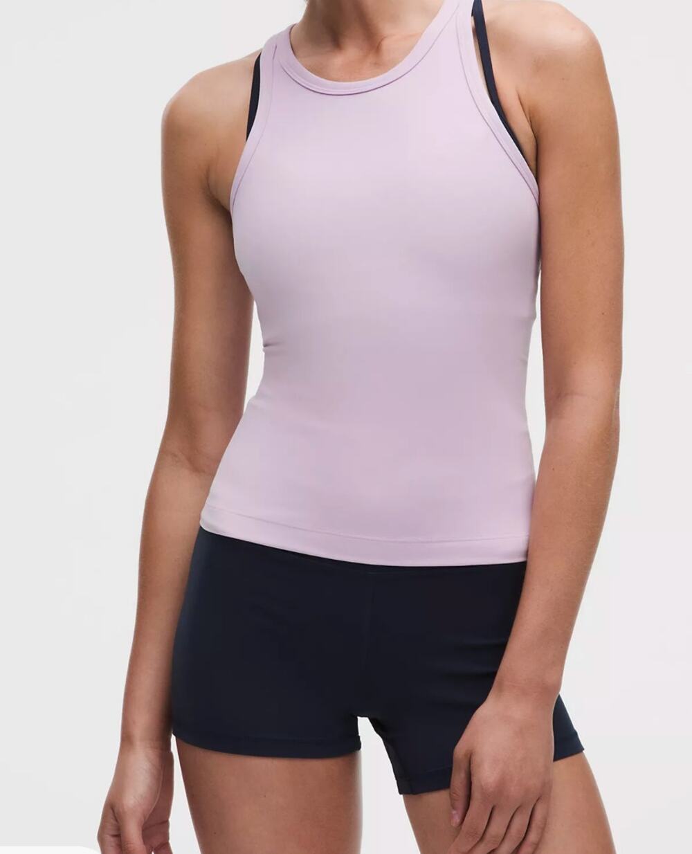 Lululemon Align Waste Length Racerback NWT Lilac Play Size 12